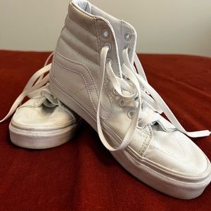 White Hightower Vans (7.5)